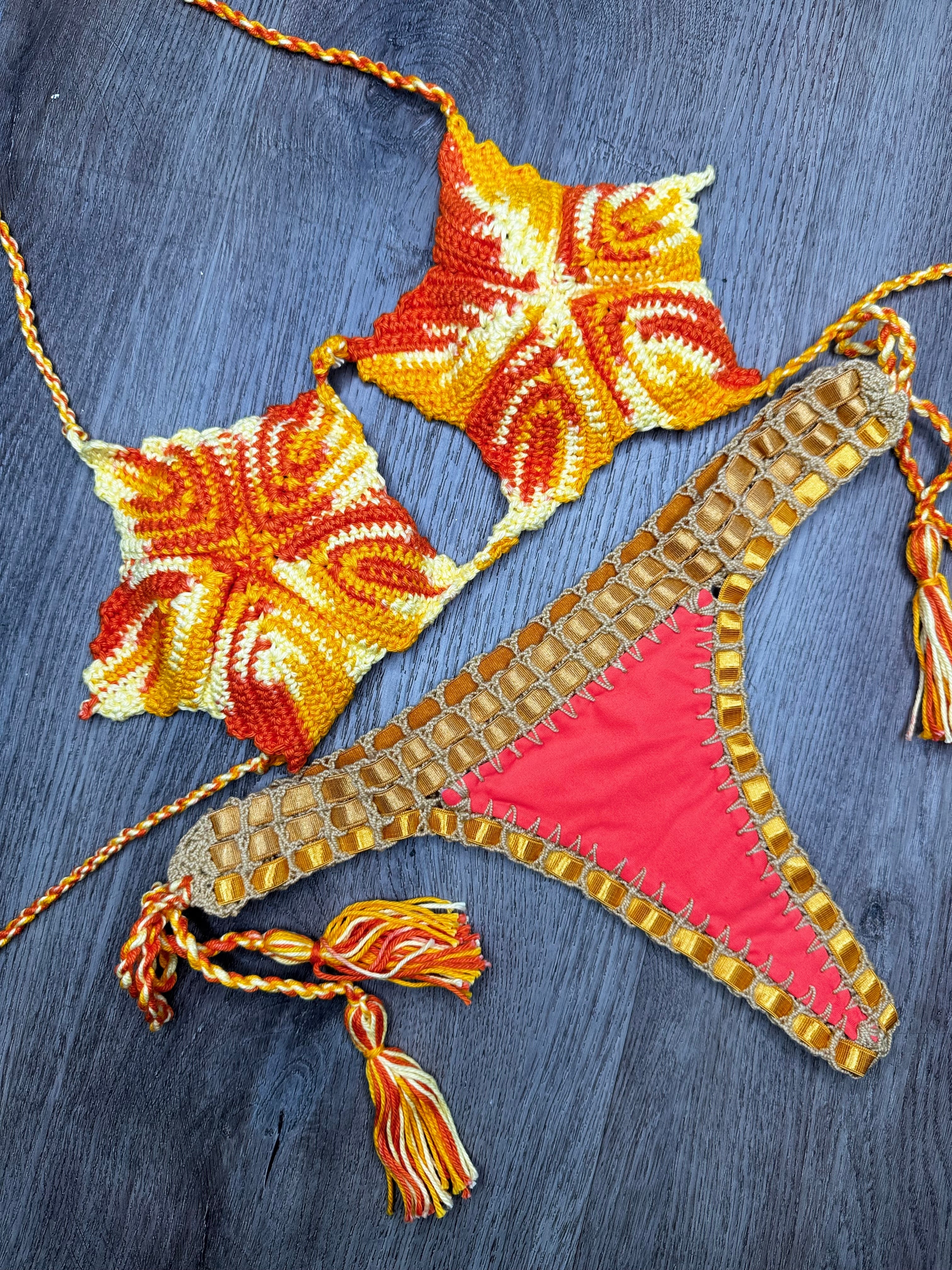 Capella crochet bikini set